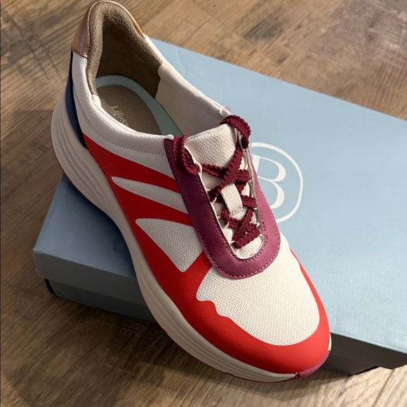 Bzees Shoes - 🆕 Bzees Impulse Women's Red and Purple Athletic Sneakers Size 10